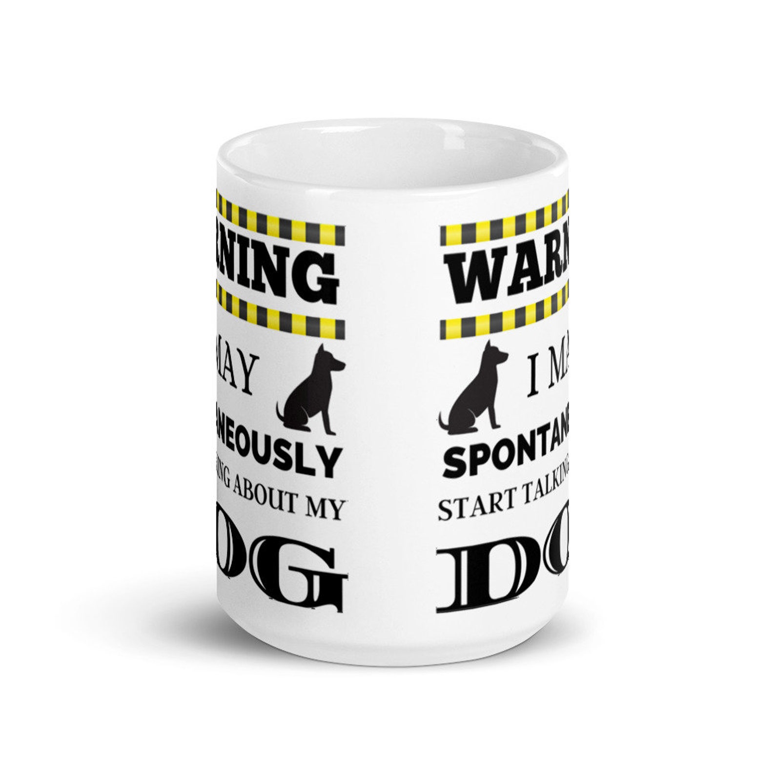 Funny Dog Lover Mug Dog Dad Mug Glossy White Mug Dog Mom Etsy UK