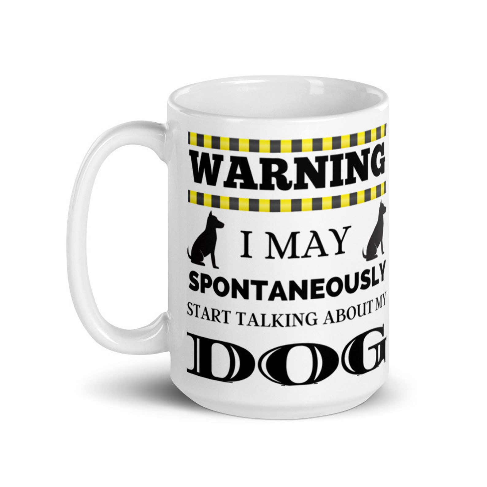 Funny Dog Lover Mug Dog Dad Mug Glossy White Mug Dog Mom Etsy UK