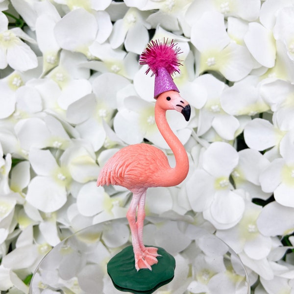 Party Flamingo Cake Topper