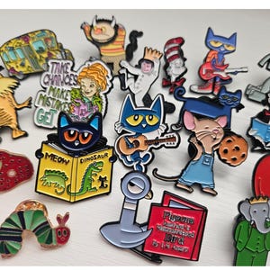 Kinder Buch Charakter Themen Emaille Pins