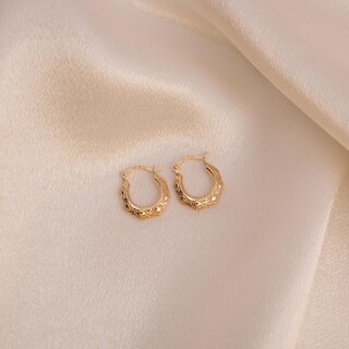 Set Di Orecchini A Cerchio Placcati Oro 14kt - 3 Misure: 17, 19, 21 Mm - Ipoallergenici, Senza Nichel, In Elegante Scatola Regalo