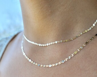 14k Valentino Chain - Etsy