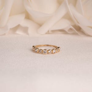 14k Bezel Ring