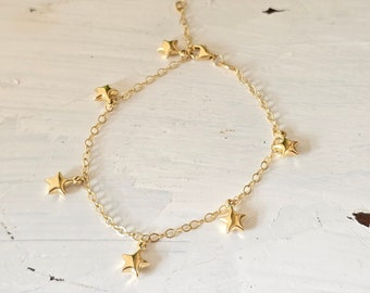【片方】agete♡gold charm✩.*˚ Shy Creation Diamond Geometric Necklace 1/8 ct tw 14K Yellow