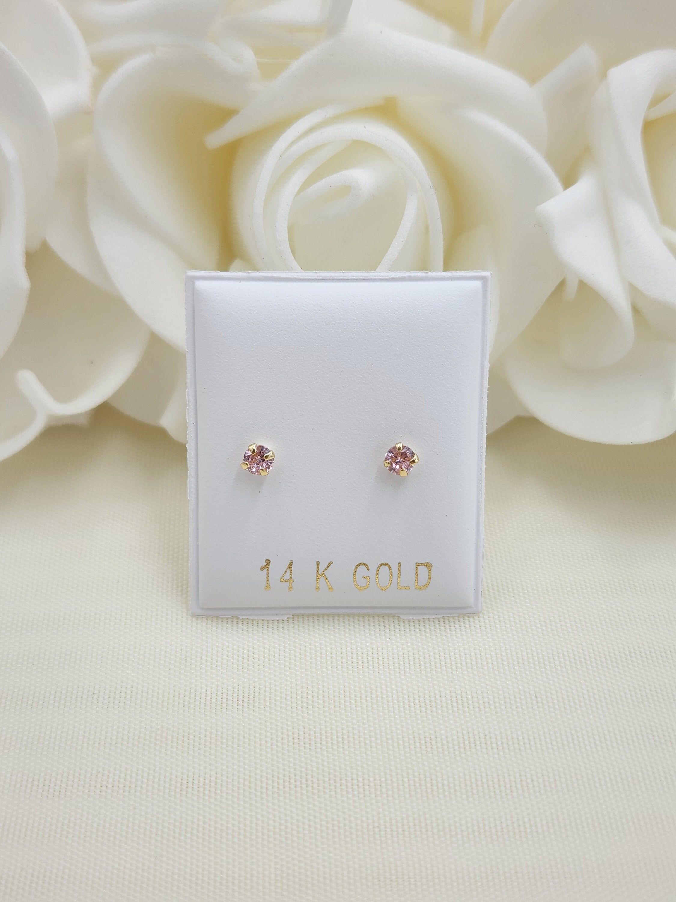 14 Karat Gold Screw Back Earrings | 3d-mon.com