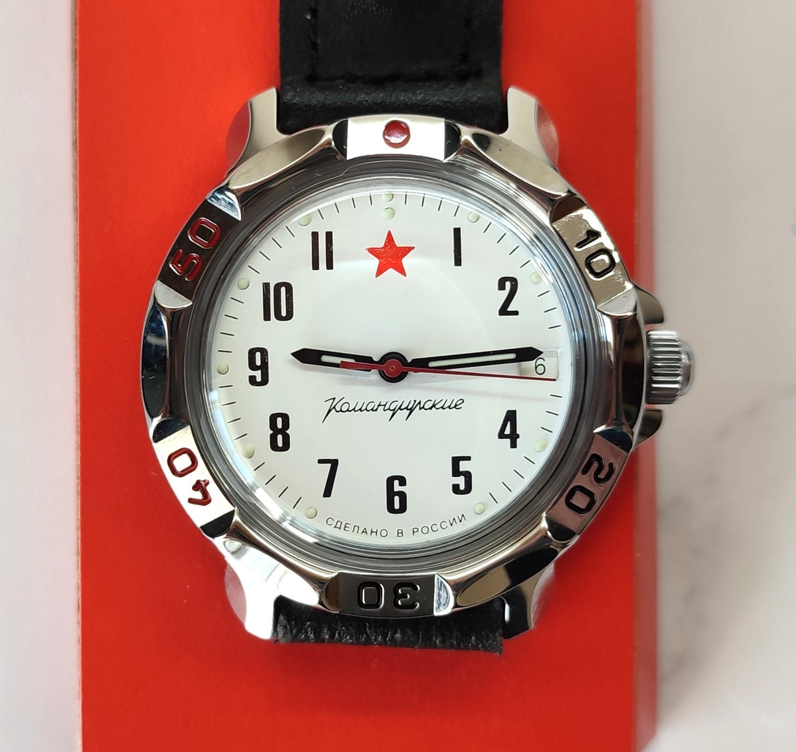 Brand new Russian mechanical watch Vostok Komandirskie 2414 Etsy