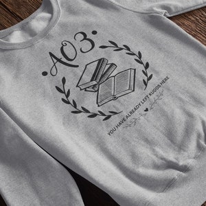 AO3 Reading Sweatshirt. Fanfiction Fans. Fanfiction Readers. Bookish Sweatshirt. Kudos AO3.