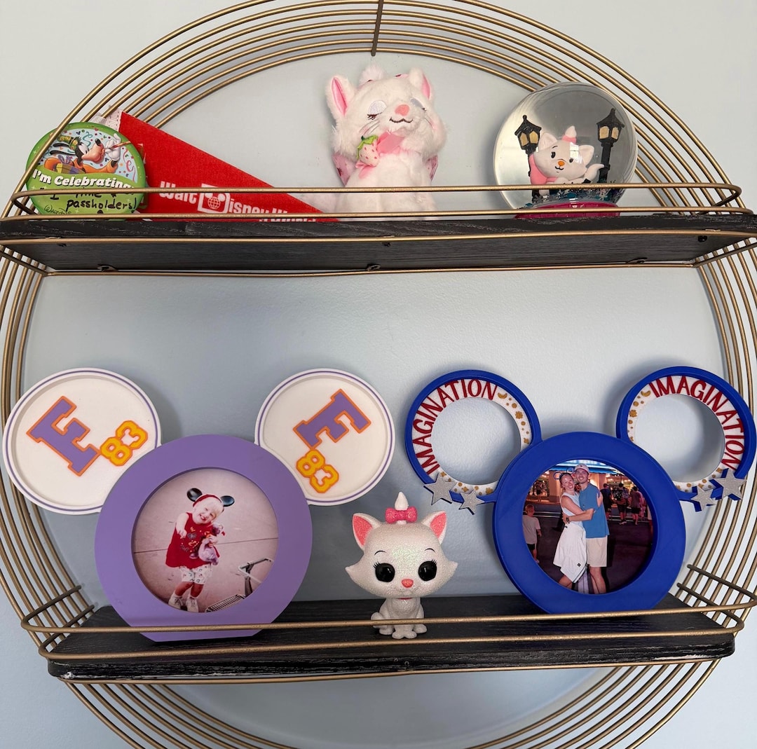 Interchangeable 3D Printed Magical Ear Picture Frame (ears NOT Included ...