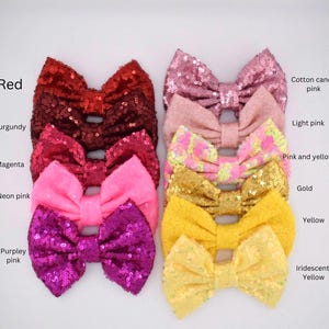 Magnetic Sequin Bow Attachment