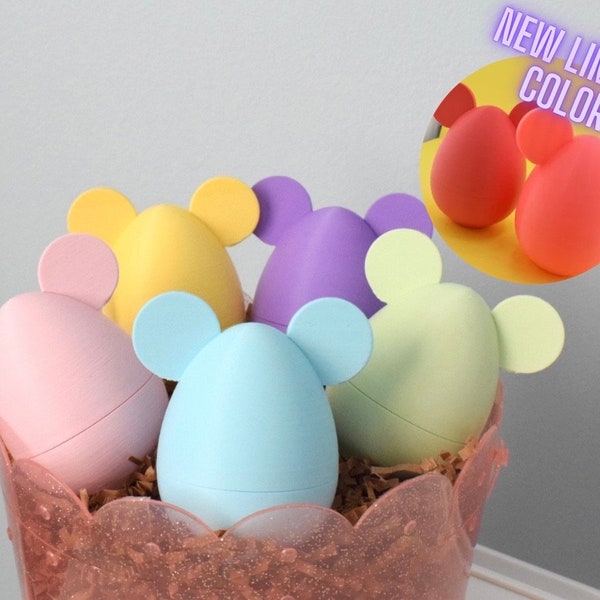 Mouse 3D printed Easter Eggs/ Easter Decor