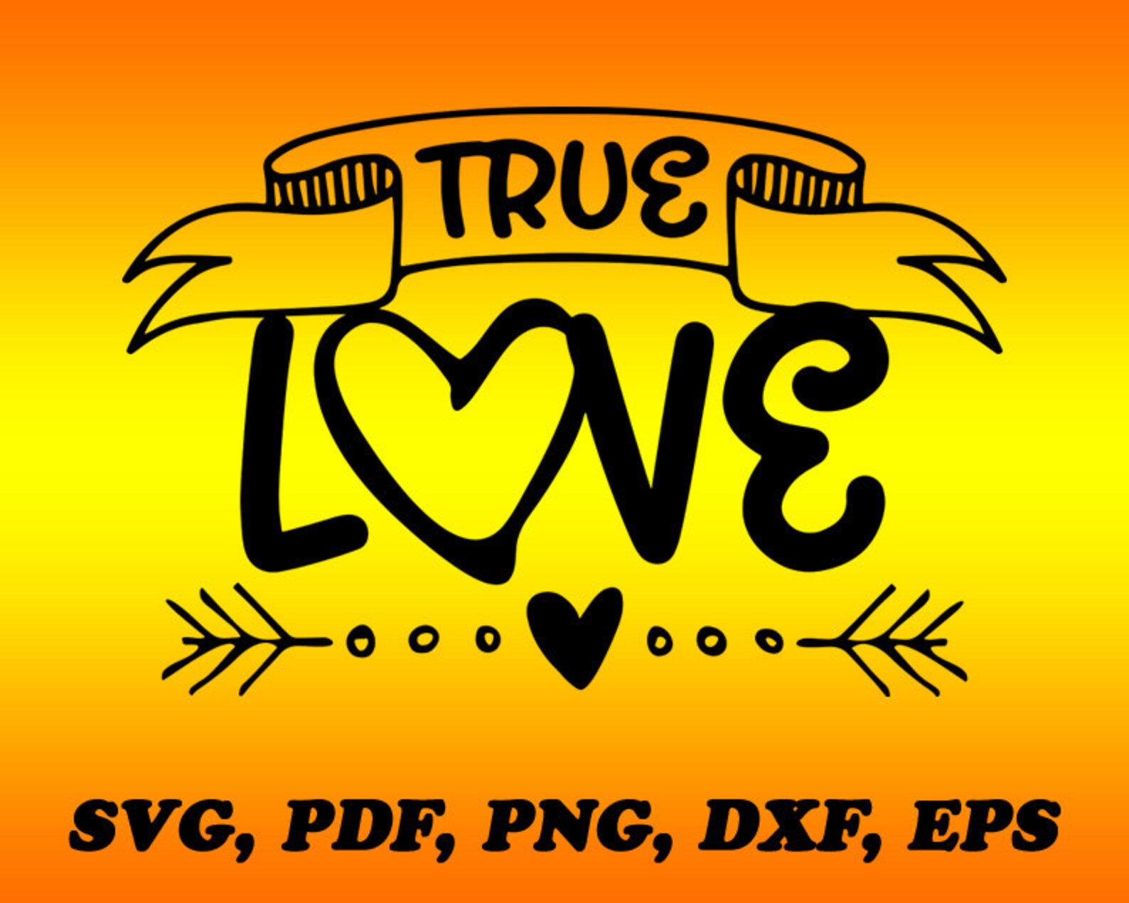 Verdadero Amor SVG True Love Clip Art True Love Svg Digital Etsy