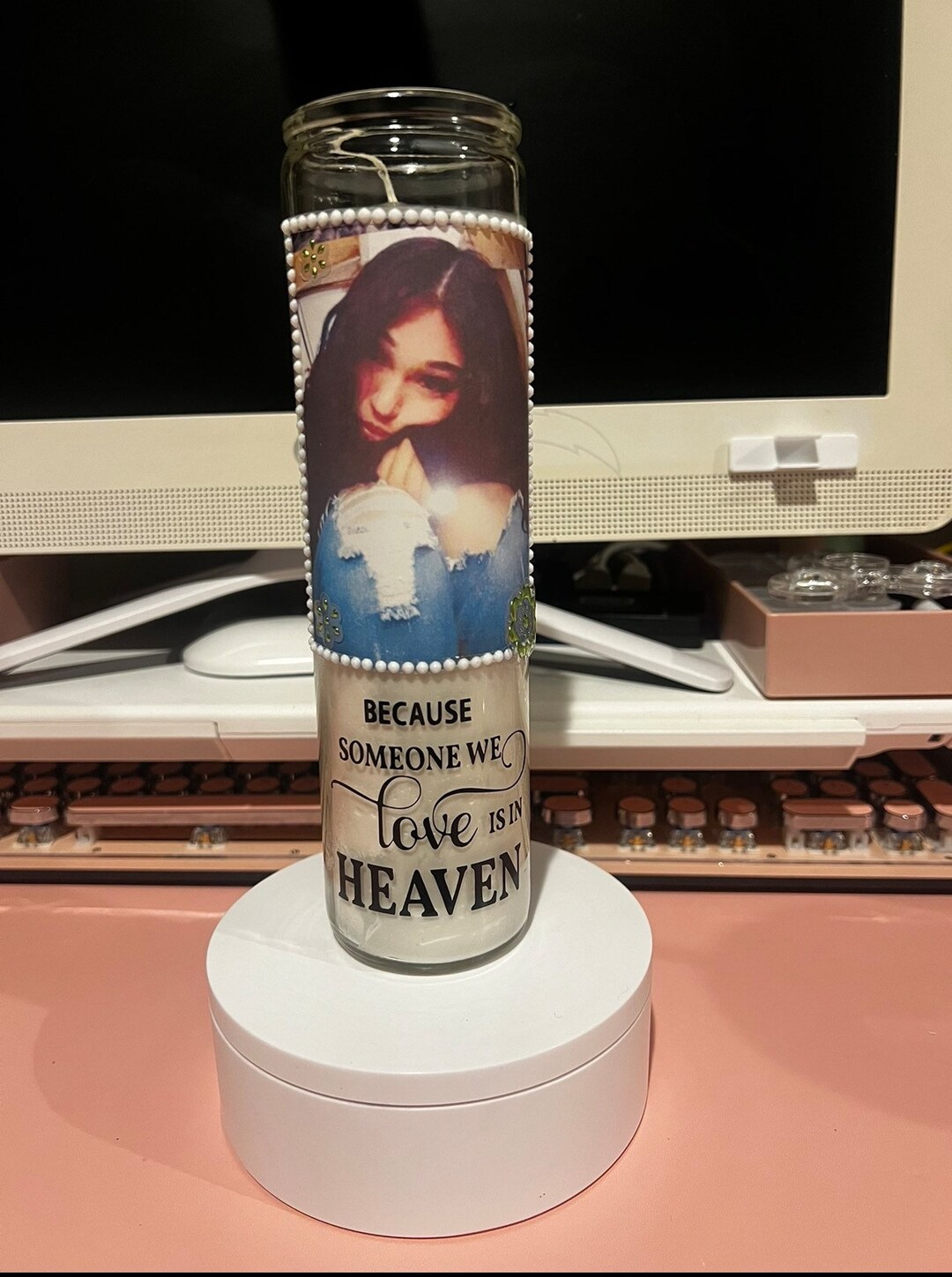 Custom Memorial Candles personalized Candle Custom Candle Etsy