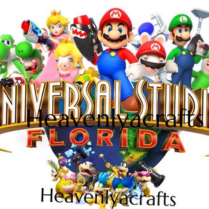 Universal Studios Florida Mario World PNG
