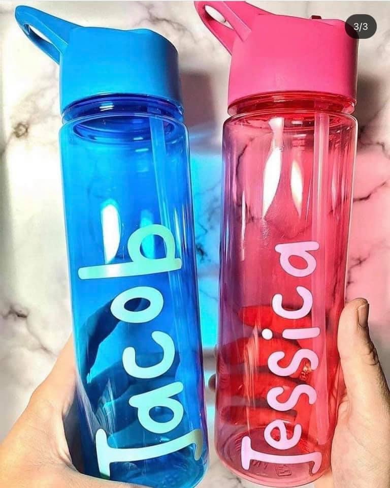 Personalised water bottles back to school Etsy
