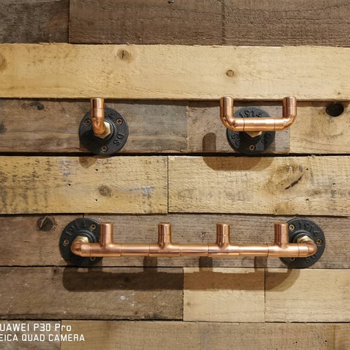 Copper Pipe Coat Hook Bathroom Hook Towel Hook Etsy UK
