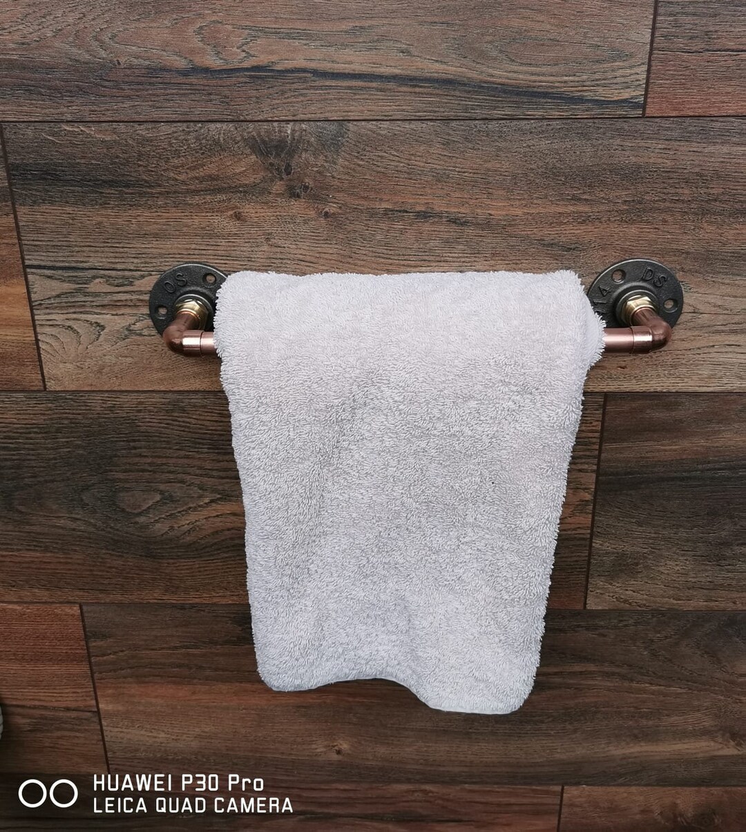 Copper Pipe Towel Rail / Industrial style Etsy France