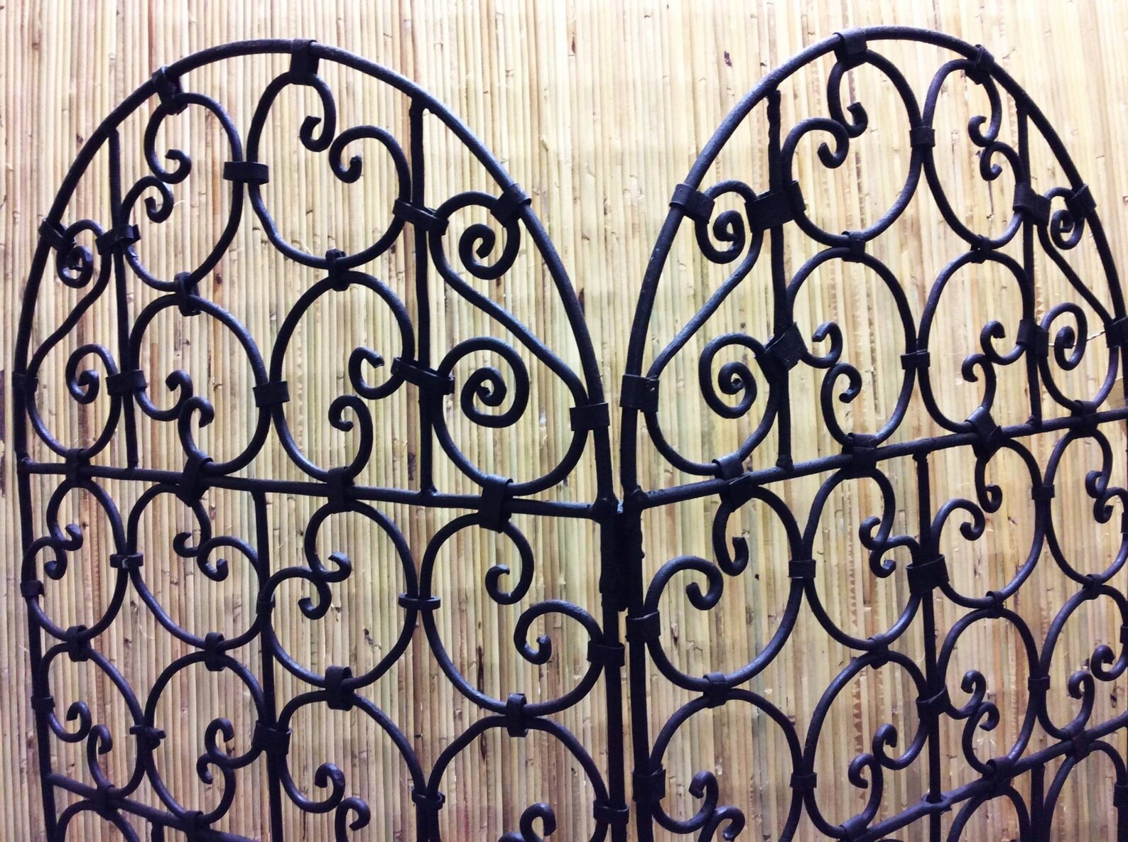 Room divider room room wrought iron divider screen metal Etsy