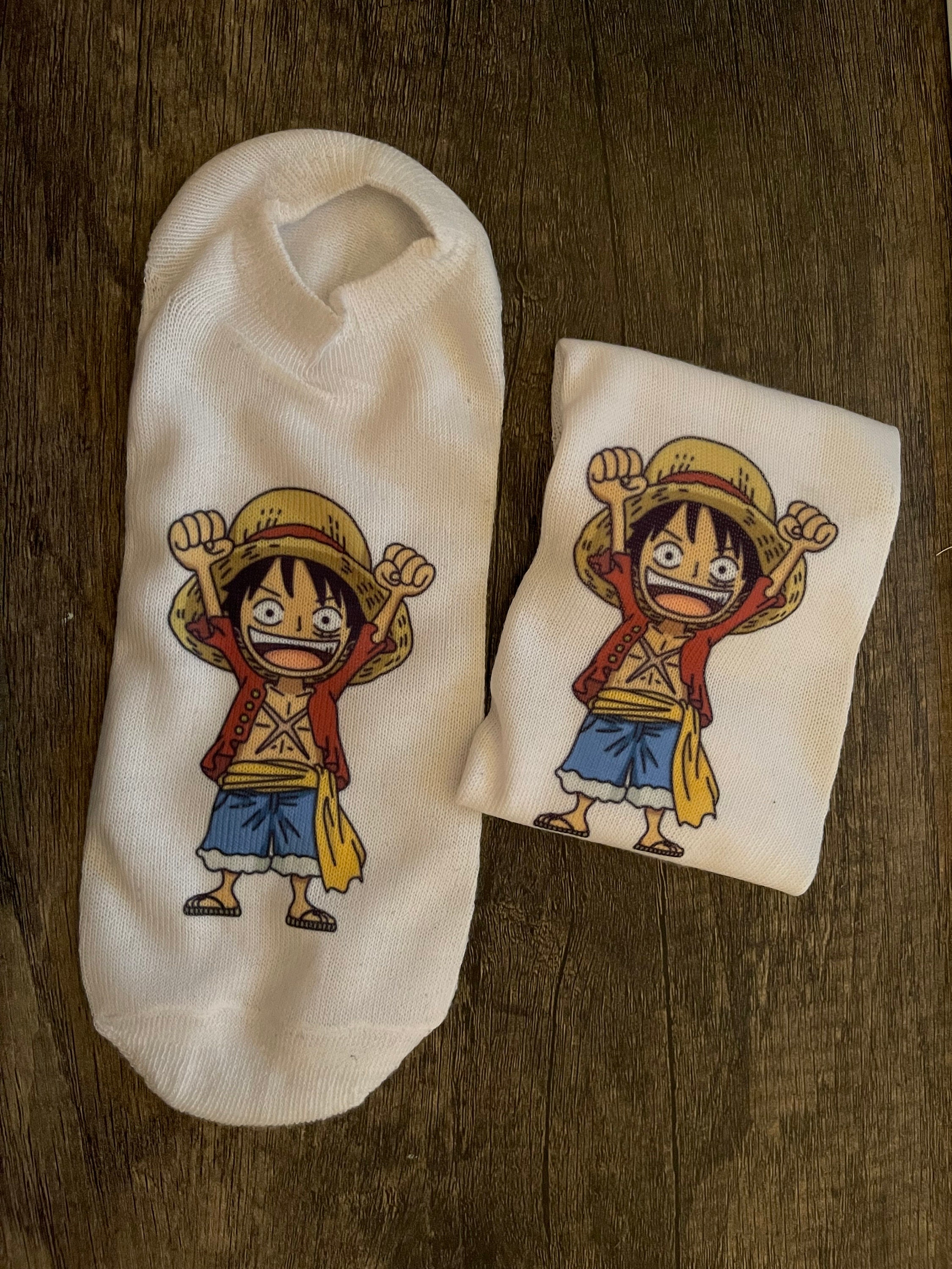 One Piece Luffy Socks Etsy