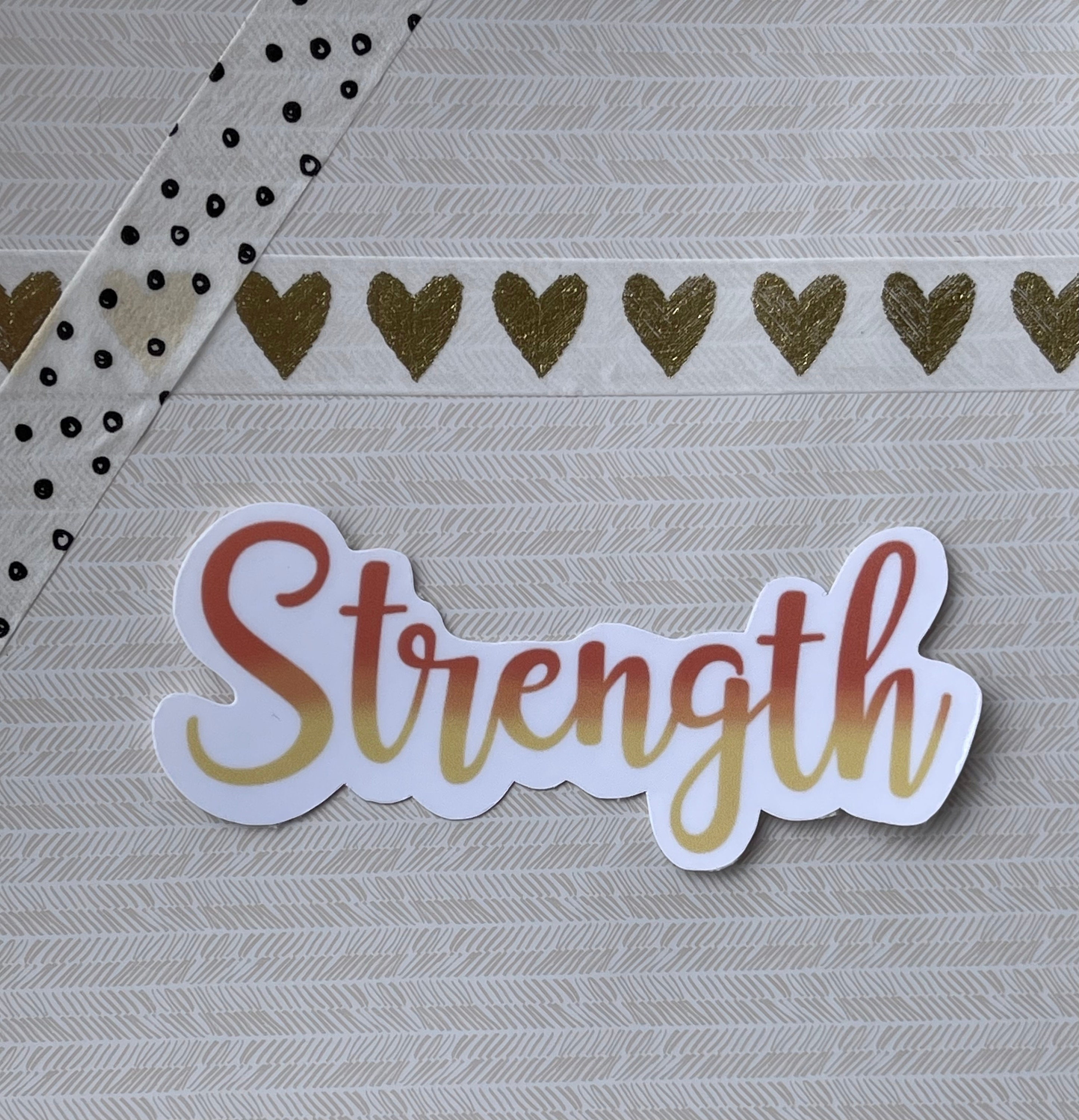 Strength Sticker Etsy