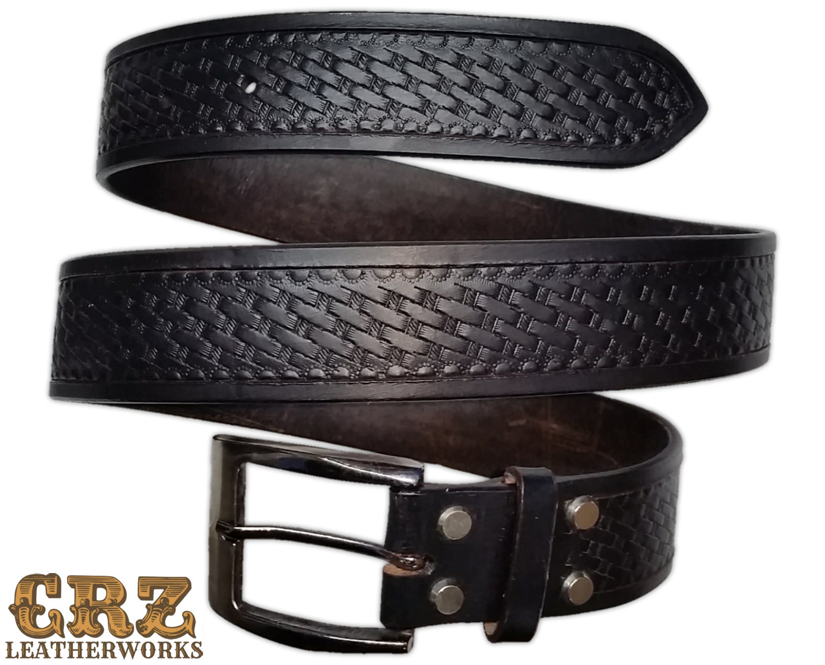 Braided Tan Leather Belt Handcrafted Vegetabled Leather Belts for