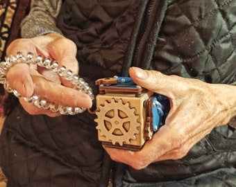 Demenz-Fidget-Würfel, Alzheimer-Geschenk, besondere Bedürfnisse sensorisches Spielzeug, ältere Angstlinderung