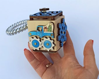 Alzheimer's Activity Cube, Dementia Sensory Fidget Toy, Christmas Gift