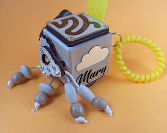 Personalized Busy Cube for Seniors, Alzheimer's Fidget Toy