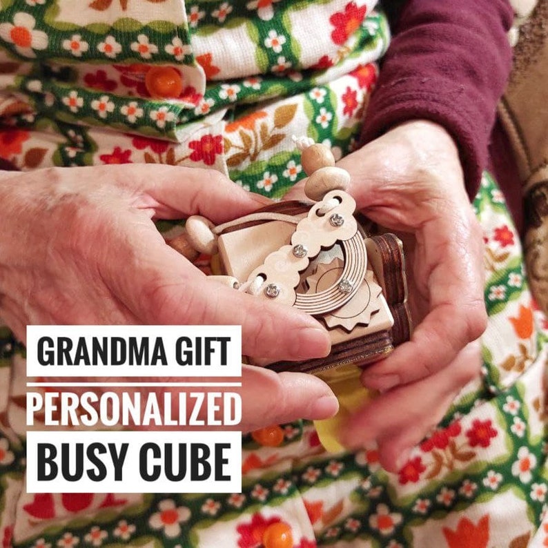 PERSONALIZED Gift for Grandma With Senile Dementia Busycube Etsy