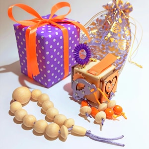 Demensaktivitetskub, Alzheimers fidgetleksak, present till personer med särskilda behov