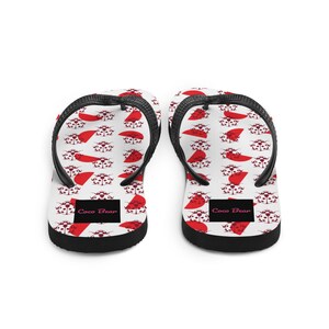 lady bug flip flops