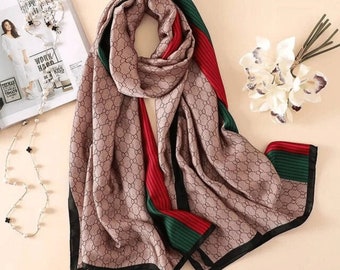 Gucci silk scarf | Etsy