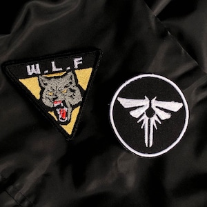 Last us part 2 II Abby embroidery accurate replica patch WLF soldier cosplay prop wolf wolfs & Owen Owen&#39;s patch firefly fireflies