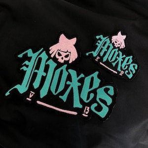 Mox the Moxes gang de filles cyberpunk cosplay prop broderie patch cadeau futuriste