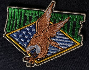 Leon united state eagle embroidery jacket patch cosplay prop present evil 4