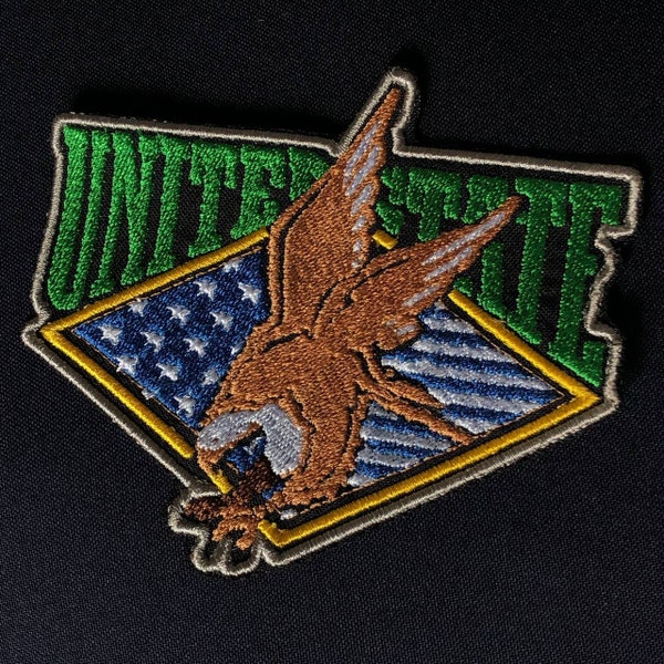 Leon 3Adler Patch schwarz weiß gestickte Patches Patch Patch Jacke Patch Cosplay prop Böse 4