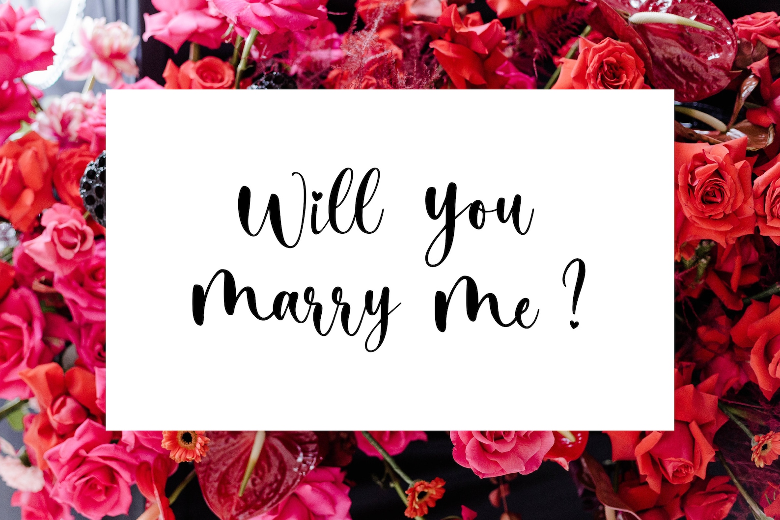Will You Marry Me Banner Printable | Unique Personalized Engagement ...