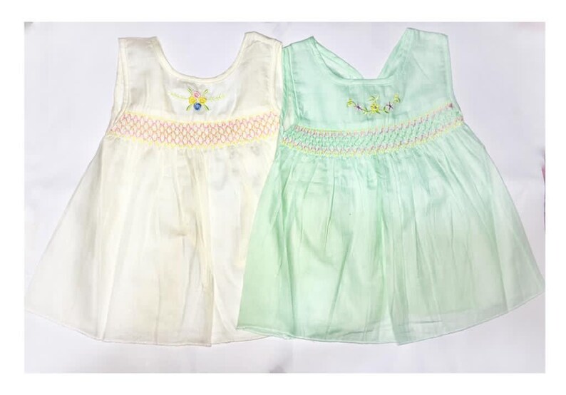 Newborn Handmade Baby Frocks 100/% Pure Cotton Smock frock patterns 2PCS SET