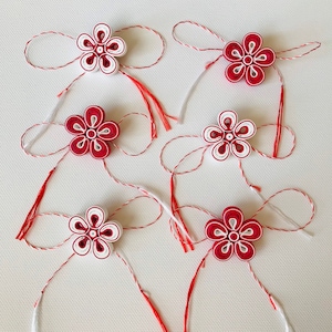 martisor | Romanian March Martisor | Spring Amulet | Spring Lucky Charm | Martenitsa | martisoare | Spring | flower brooch | Brooch
