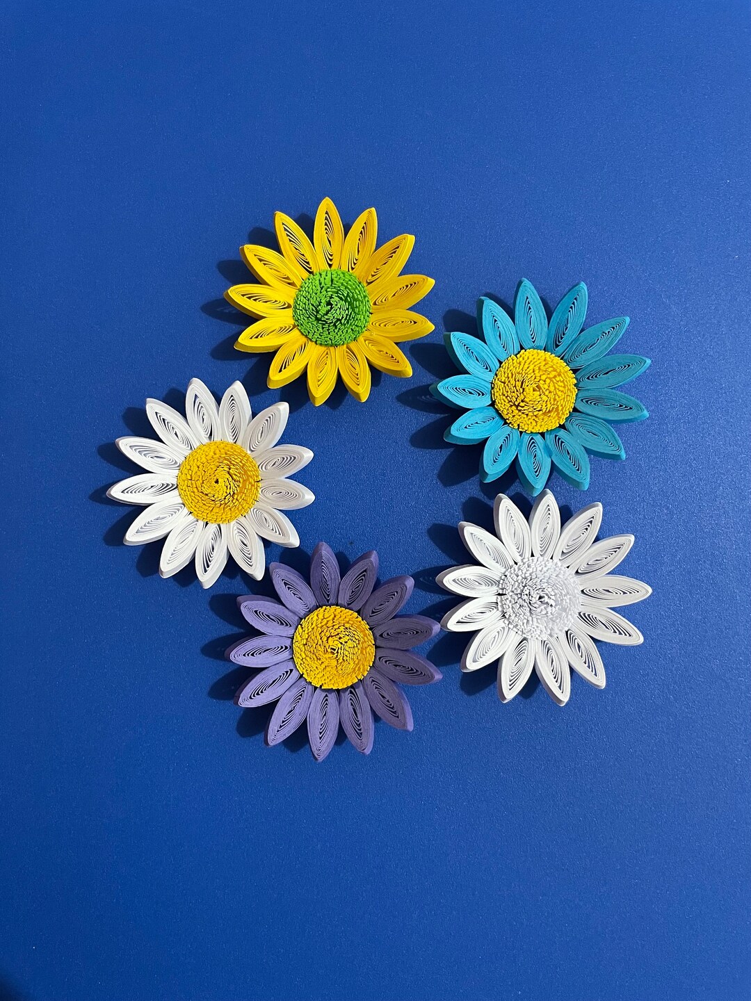 Buy Paper Flowers 10PCS / Quilling Flowers Lot / Paper Flowers for