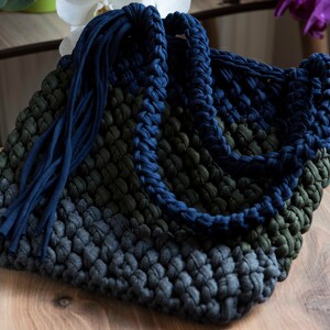 Bag, Womens Bag, Shoulder Bag, Crochet Bag, Cotton Yarn Bag, Handmade Bag, Purse, Womens Purse, Summer Bag