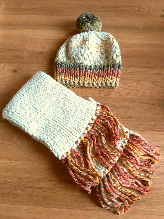 Wool Hat Scarf Set, Warm Winter Set, Women display picture 1