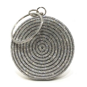 Evening Bag, Rhinestone Evening Bag, Rhinestone Handbag, Golden Rhinestone Bag, Silver Rhinestone Bag, Black Rhinestone Bag, Bridal Bag