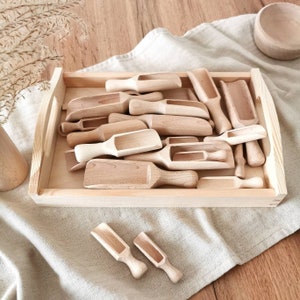 Montessori Spielzeug, Holschaufel, Montessori, Waldorf