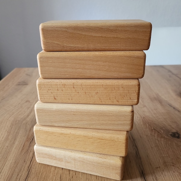 wood block play children,