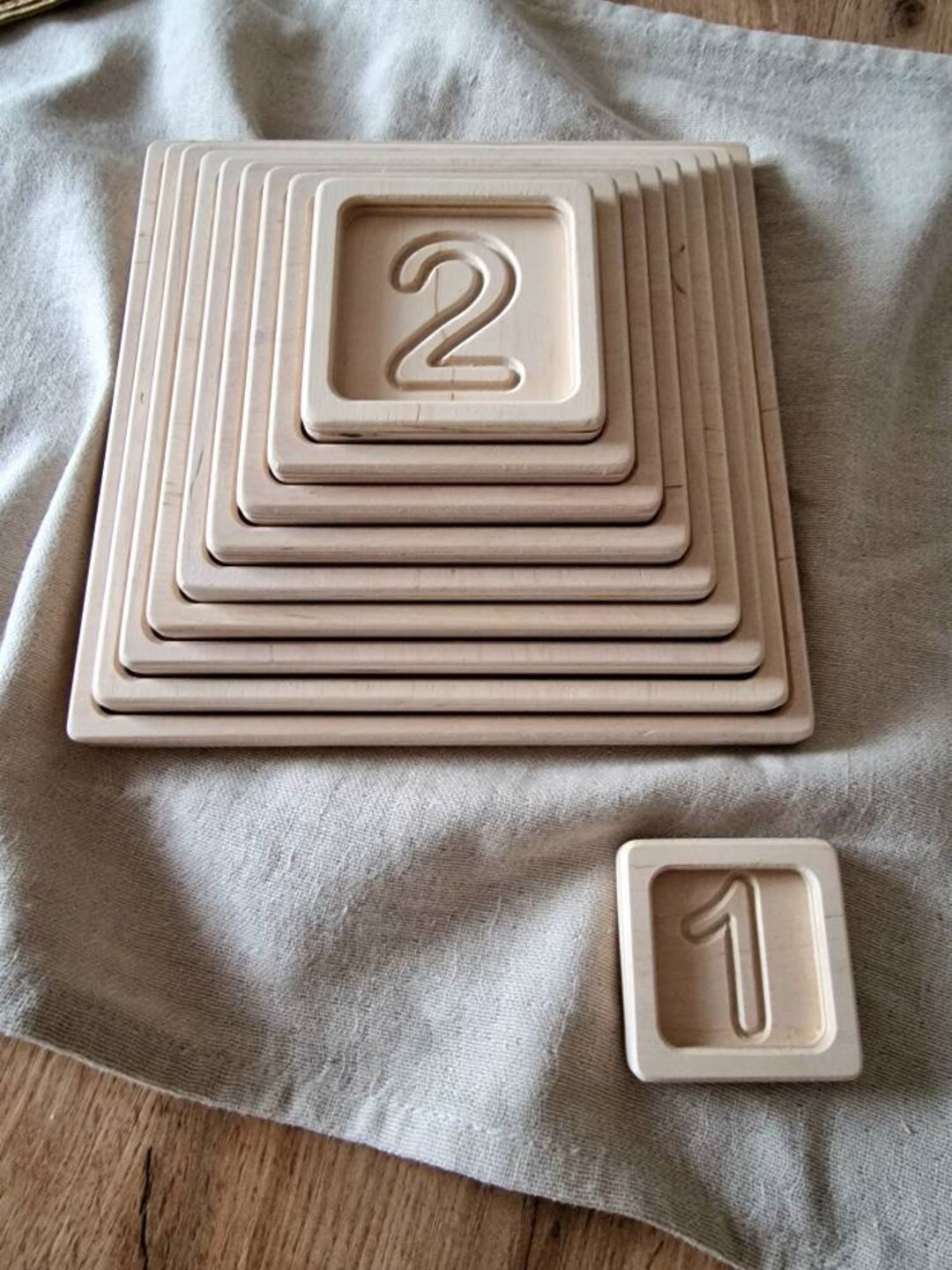 Zahlen Lernspielzeug Aus Holz – Motorikspiel Zum Zählen, Addieren & Subtrahieren Ab 3 Jahre