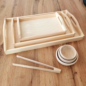 Montessori Tablett, Holztablet, Waldorf, Deko, Franksfactory