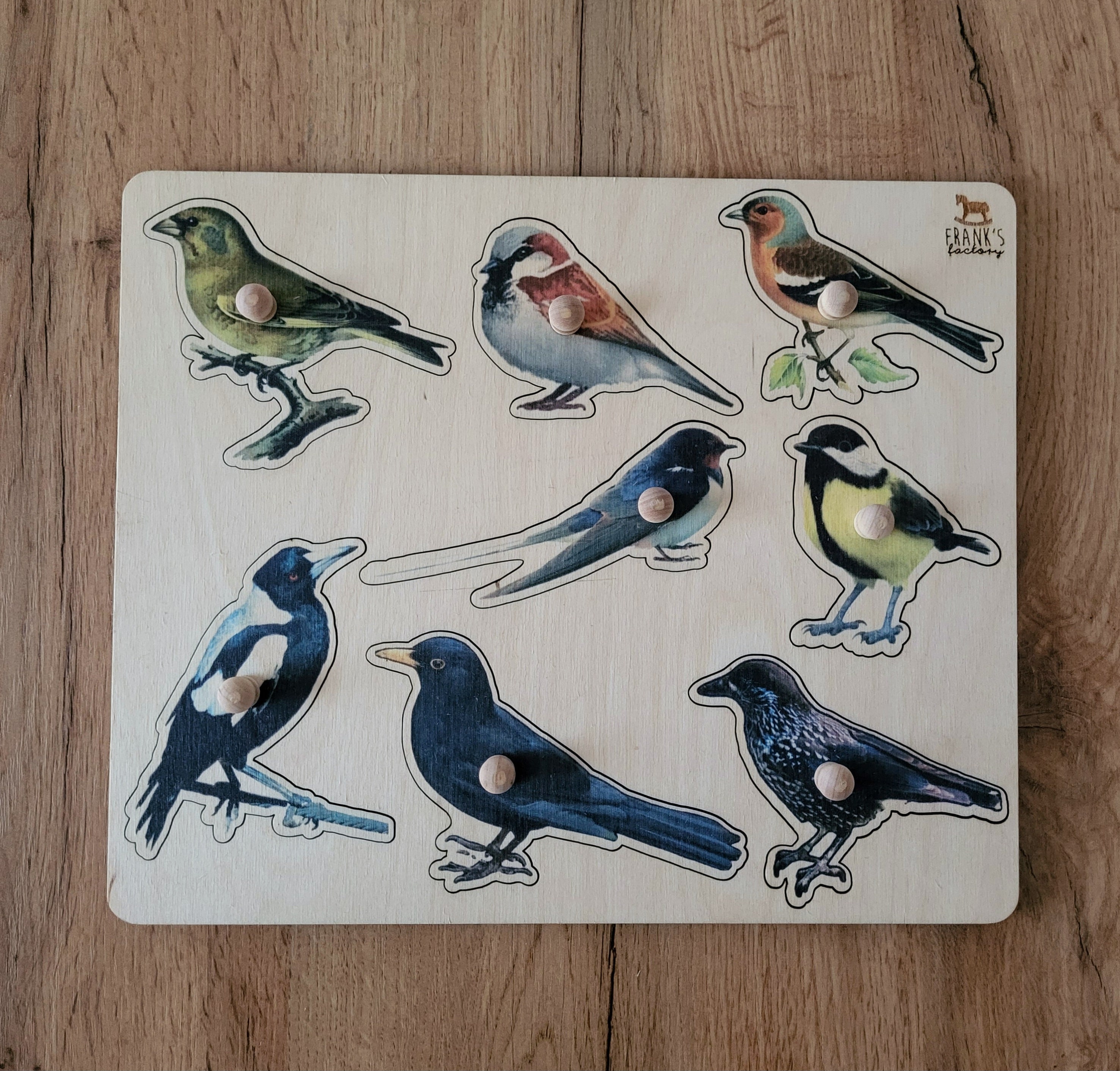 Wootswood-Jigsaw puzzle en bois adulte et enfant - Les oiseaux