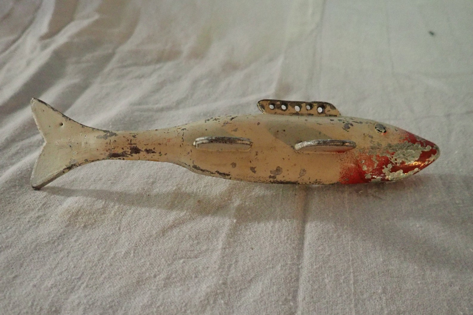 Ice Fishing Lure / Vintage / Cast Metal Etsy