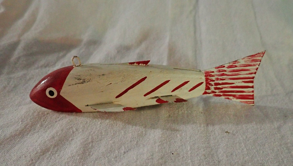 Ice Fishing Lure / Vintage Hand Made Etsy