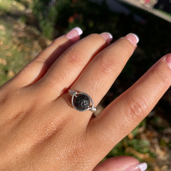 Lava Stone Rings